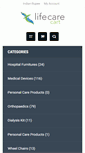 Mobile Screenshot of lifecarecart.com